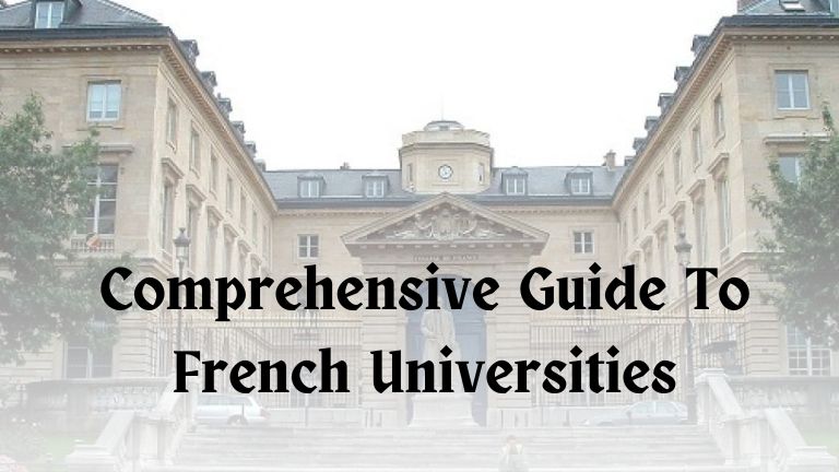 comprehensive guide to French universities