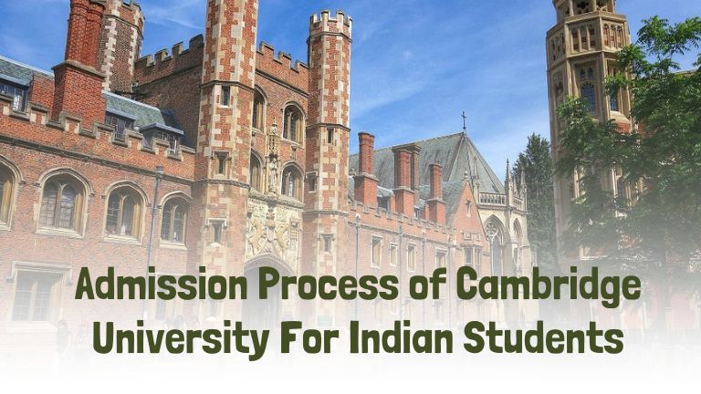 Admission Process of Cambridge University For Indian Students