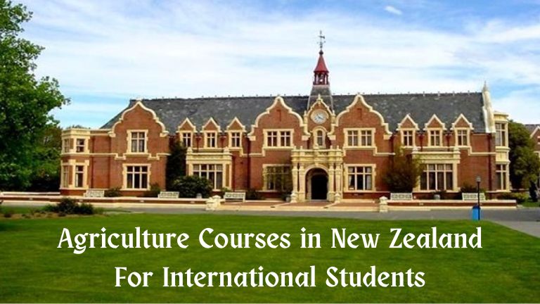 Agriculture Courses in New Zealand for International Students